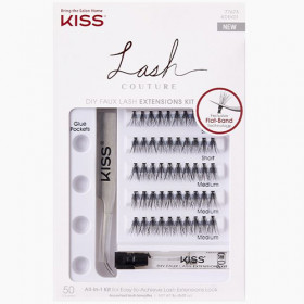 KISS Lash Couture Faux Lash Extensions DIY Faux Mink  KISS Lash Couture Faux Lash Extensions DIY Faux Mink